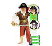 Pirate Childcostume: Peg Leg Pirate, Chcos-peglegpirate,upc 