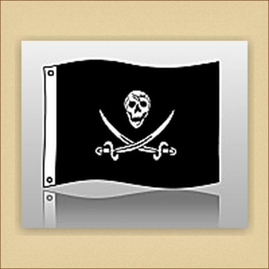 3x5 Rackham Stylized Pirate Flag
