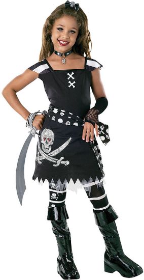 Scar-let Pirate Child Costume