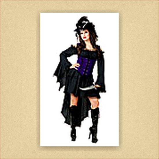 Black Pearl Pirate Lady Costume