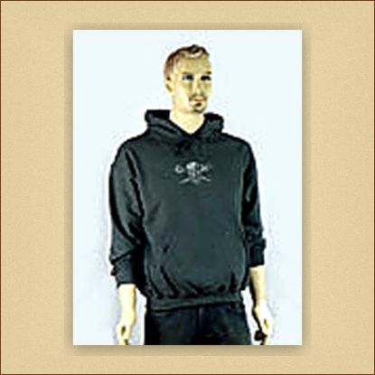 Slash Beard Charcoal Pirate Hoodie